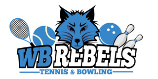 Weiß-Blau Bowling Logo